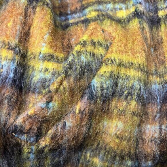 URBAN OUTFITTERS Harlow Plaid Oversized Shirt Jacket Shacket Fully Lined Size L - Picture 7 of 12